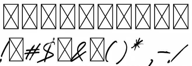 Gratosca Morgan Font OTHER CHARS