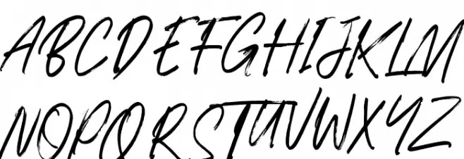Gratosca Morgan Font UPPERCASE