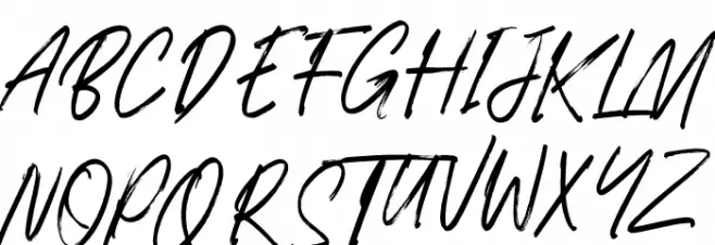 Gratosca Morgan 字体 大写