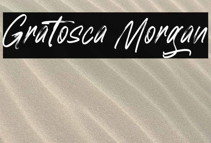 Gratosca Morgan Example 2