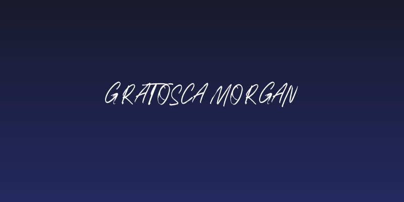Gratosca Morgan Social Header