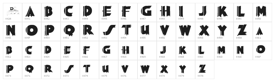 Grauman Character Map