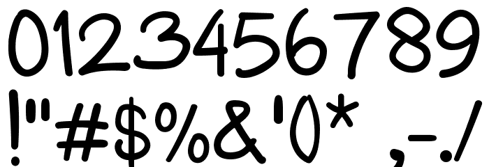 Gravaree Font OTHER CHARS