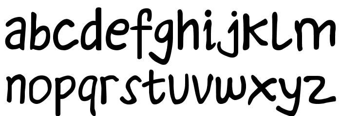 Gravaree Font LOWERCASE