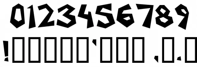 Grave Dirt Font OTHER CHARS