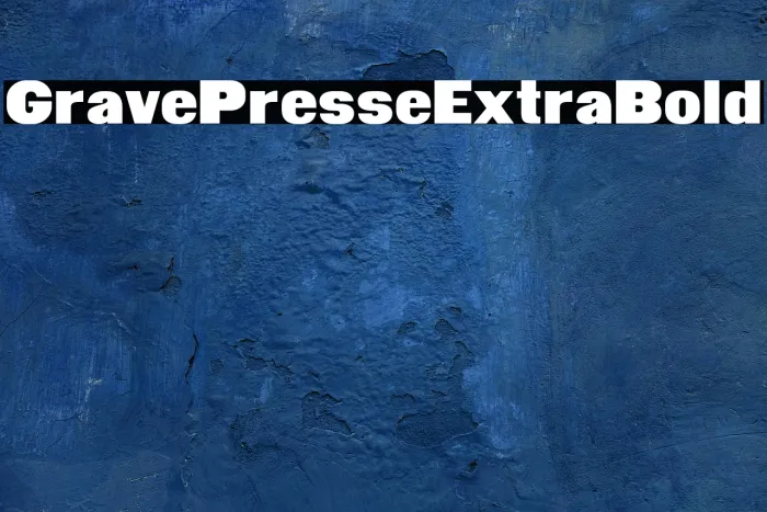 Grave Presse Extra Bold Example 1