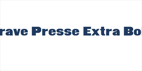 Grave Presse Extra Bold Logo