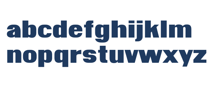 Grave Presse Extra Bold Lowercase