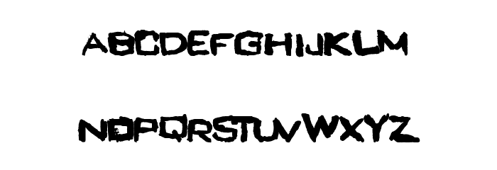 GraveDanger Font LOWERCASE