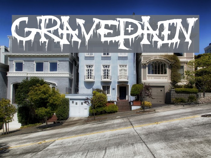 GravePain Fonte examples