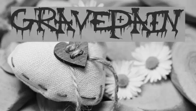 GravePain Fonte examples