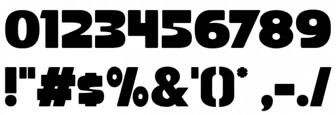 Graves DEMO Font OTHER CHARS