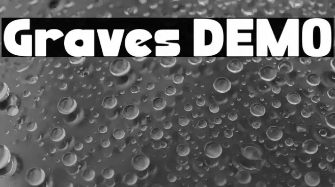 Graves DEMO Font examples