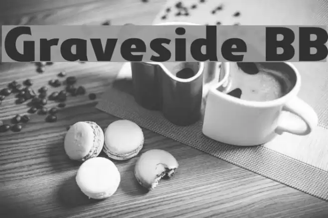 Graveside BB フォント examples
