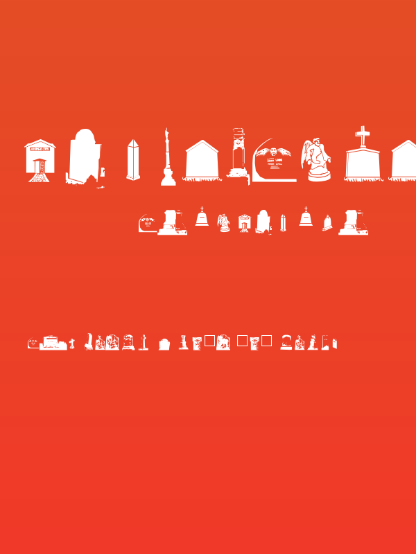 Gravestone bats Poster