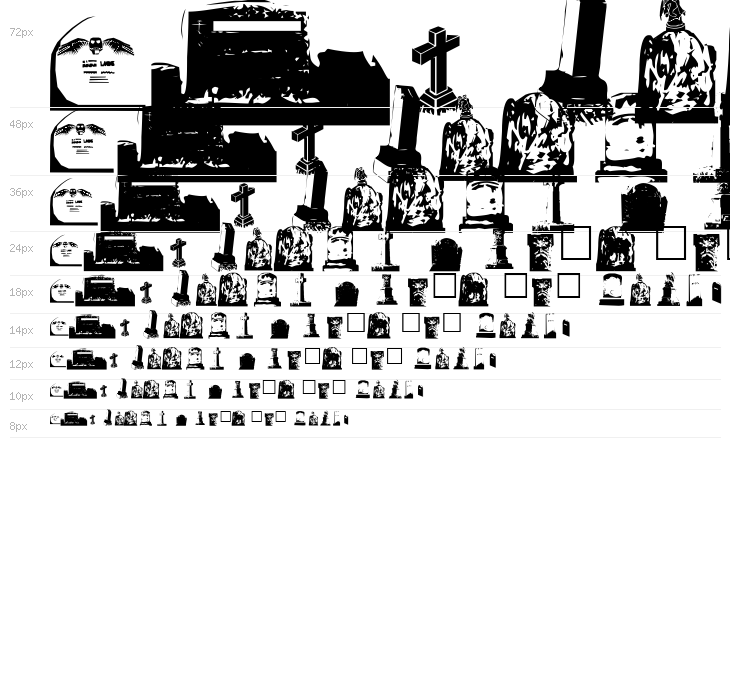 Gravestone bats Waterfall