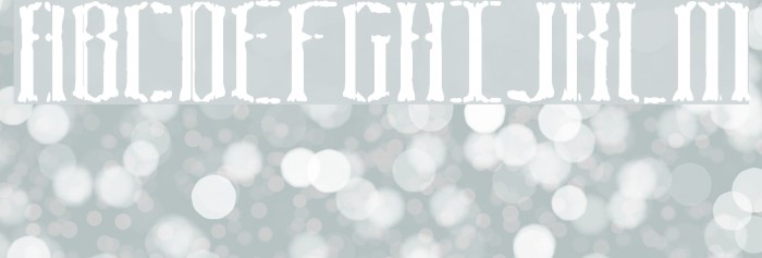 Graveyard BRK Font examples