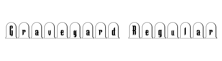 Graveyard Regular  Fuentes Gratis Descargar