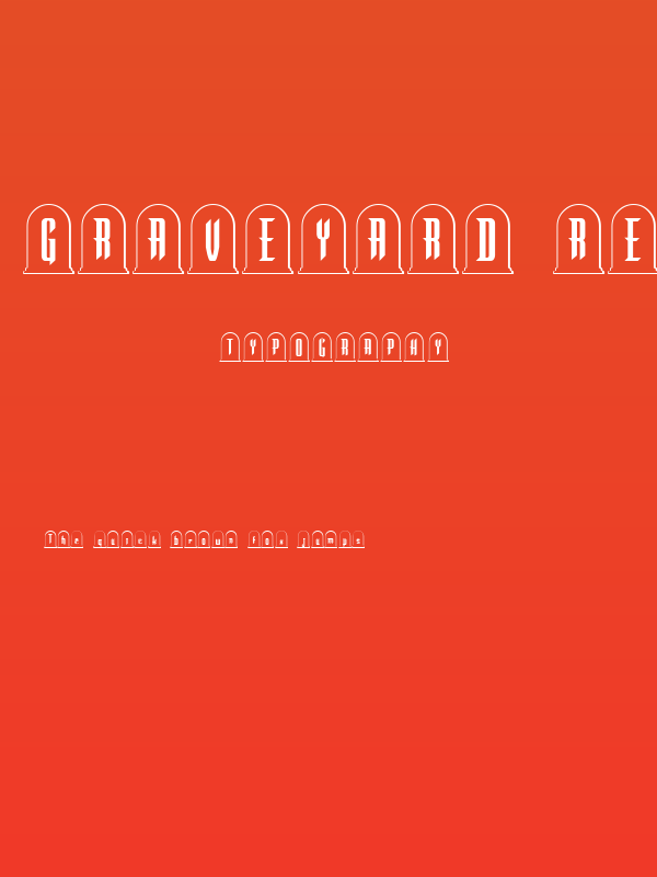 Graveyard Regular Poster