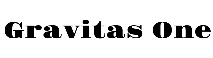 Gravitas One Font