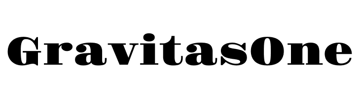 Gravitas One  Скачать бесплатные шрифты