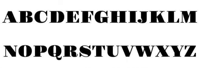 Gravitas One Font UPPERCASE
