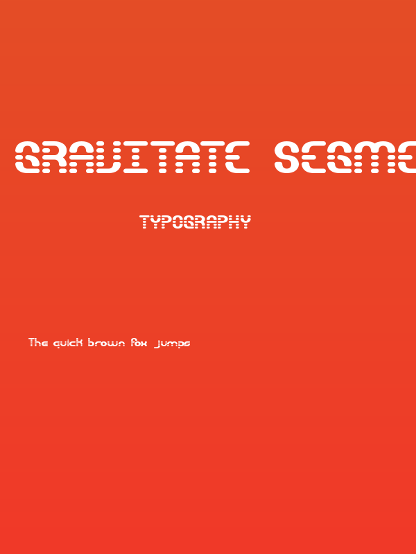 Gravitate Segments BRK Poster