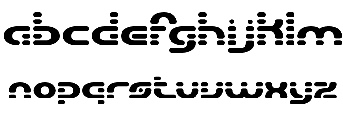 Gravitate Segments BRK फ़ॉन्ट लोअरकेस