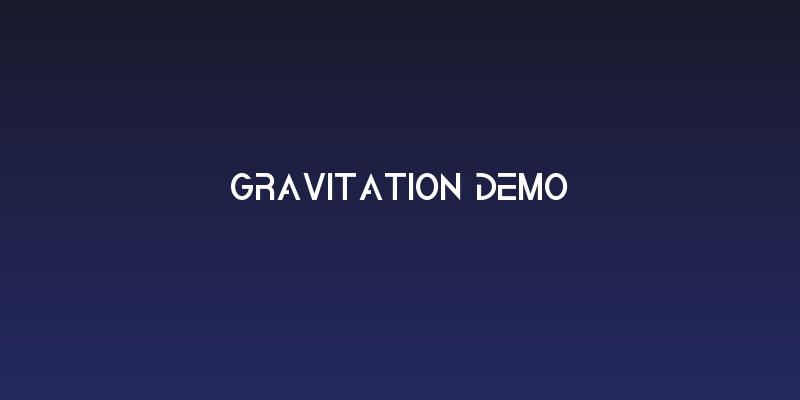 Gravitation Demo Social Header