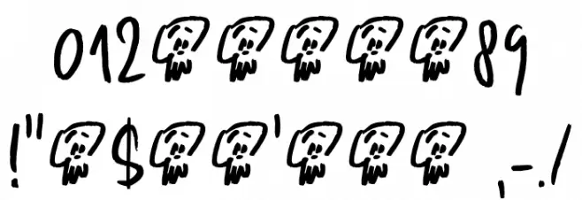 Gravitational Pull DEMO Regular Font OTHER CHARS