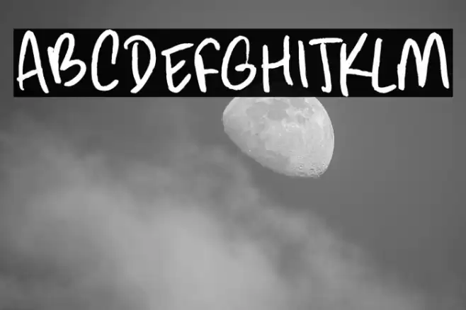 Gravitational Pull DEMO Regular Font examples