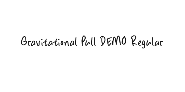 Gravitational Pull DEMO Regular Logo