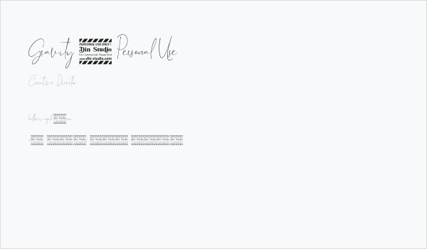 Gravity 3 Personal Use Business Card