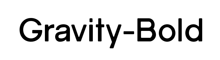 Gravity-Bold Font