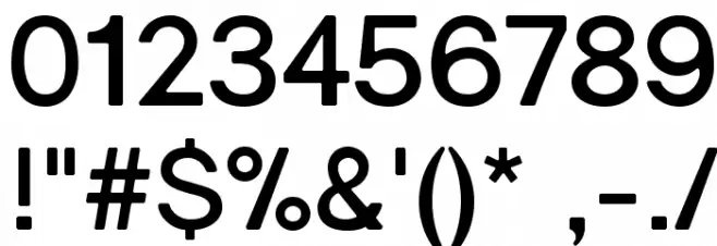 Gravity-Bold Font OTHER CHARS