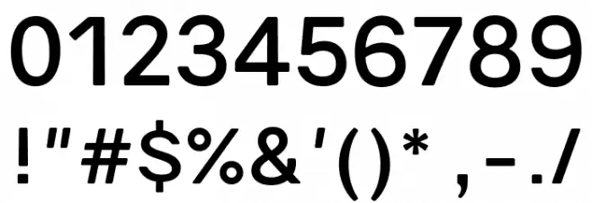 Gravity Bold Font OTHER CHARS