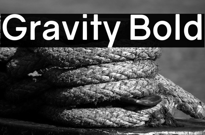 Gravity Bold Example 3