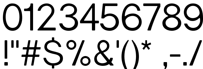 Gravity-Book Font OTHER CHARS