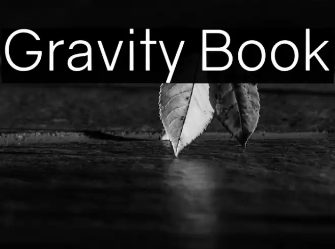 Gravity Book Font examples