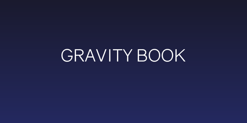 Gravity Book Social Header