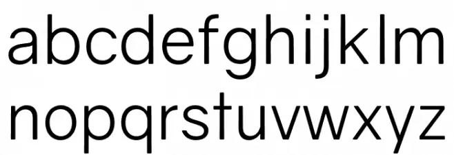 Gravity Book Font Litere mici