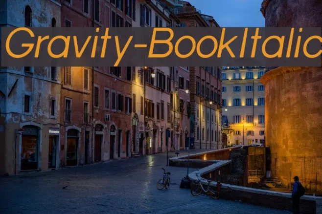 Gravity-BookItalic Example 3