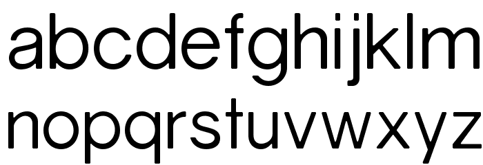 Gravity-Book Font LOWERCASE