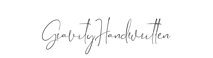 Gravity Handwritten  Descarca Fonturi Gratis
