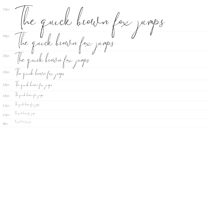 Gravity Handwritten Waterfall