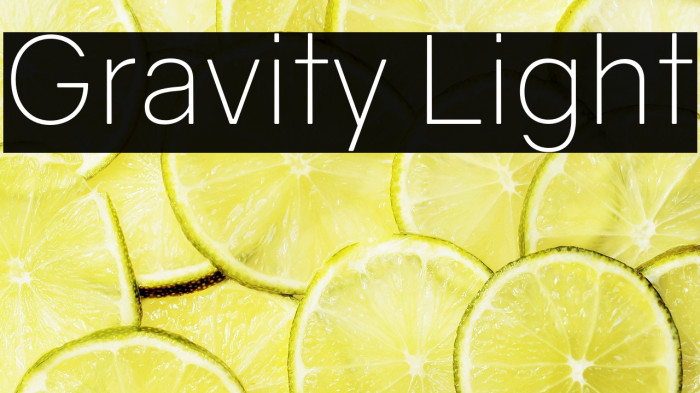 Gravity Light Example 2