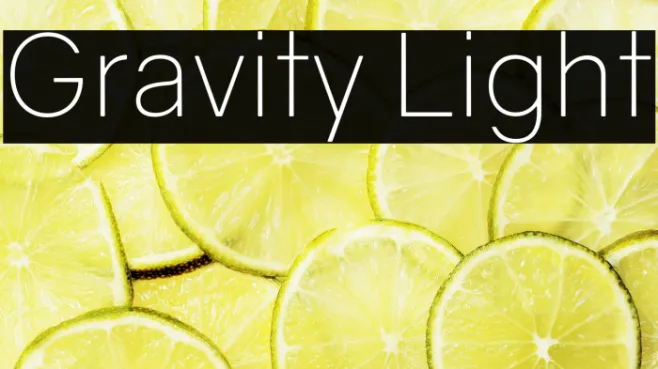 Gravity Light Example 2