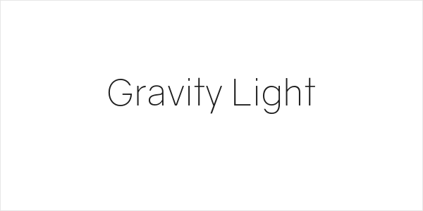 Gravity Light Logo