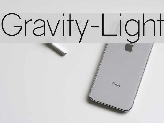 Gravity light. Gravity Light шрифт. Гравити Лайт.