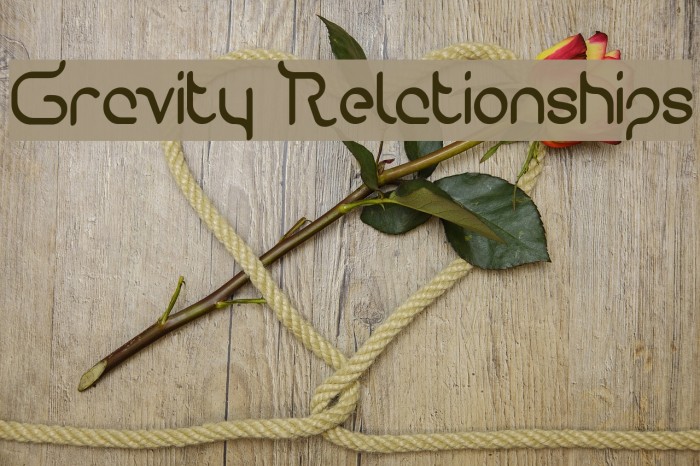 Gravity Relationships Font examples